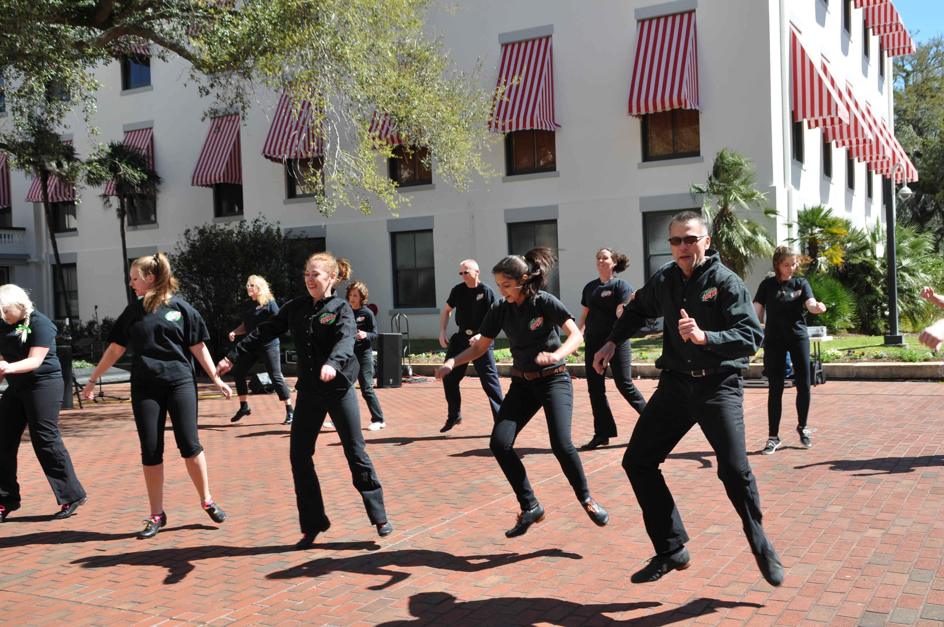 The Mountain Dew Cloggers bring down the house