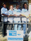 Suncoast Area employees bask in the glow of a successful United Way Day of Caring. From left, Glorie Singleton, Marcie DiGrazia, Kim Houston, and Rosie Castillo
