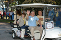 State Rep. Marti Coley and APD Director Jim DeBeaugrine wave to the crowd as they lead the parade to kick off Sunland's Fall Festival. Center Superintendent Tracy Clemmons is behind the wheel. For extra credit, can you find Chief of Residential and Clinical Supports Becky Maguire?