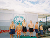 The Sunland Swim Team shows off its medals at the State Special Olympics in Vero Beach