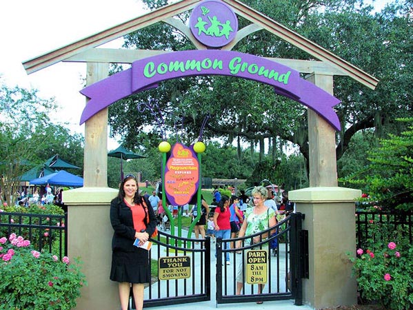 Area 14 Deputy Administrator Jeanette Estes at Common Ground Park