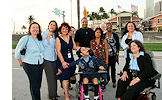 APD staff members join the Gutierrez's to wish the bikers well. From left, Ivonne Gonzalez, Maria Springer, Ileana Milian, Carmen Toledo, Angelyn Gutierrez, Flavio Gutierrez, Aida Gutierrez, Jeff Smith, Marvin Doyle, Carolyn Hunter, Evelyn Alvarez, and Rosa Llaguno. 
