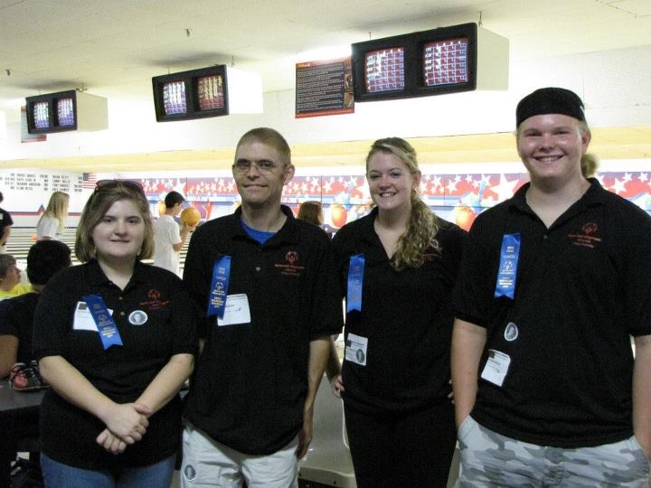Pictured left to right Nicole Stanley, Mike Woods, Katarina Zeigler, and Derek Freitag.     