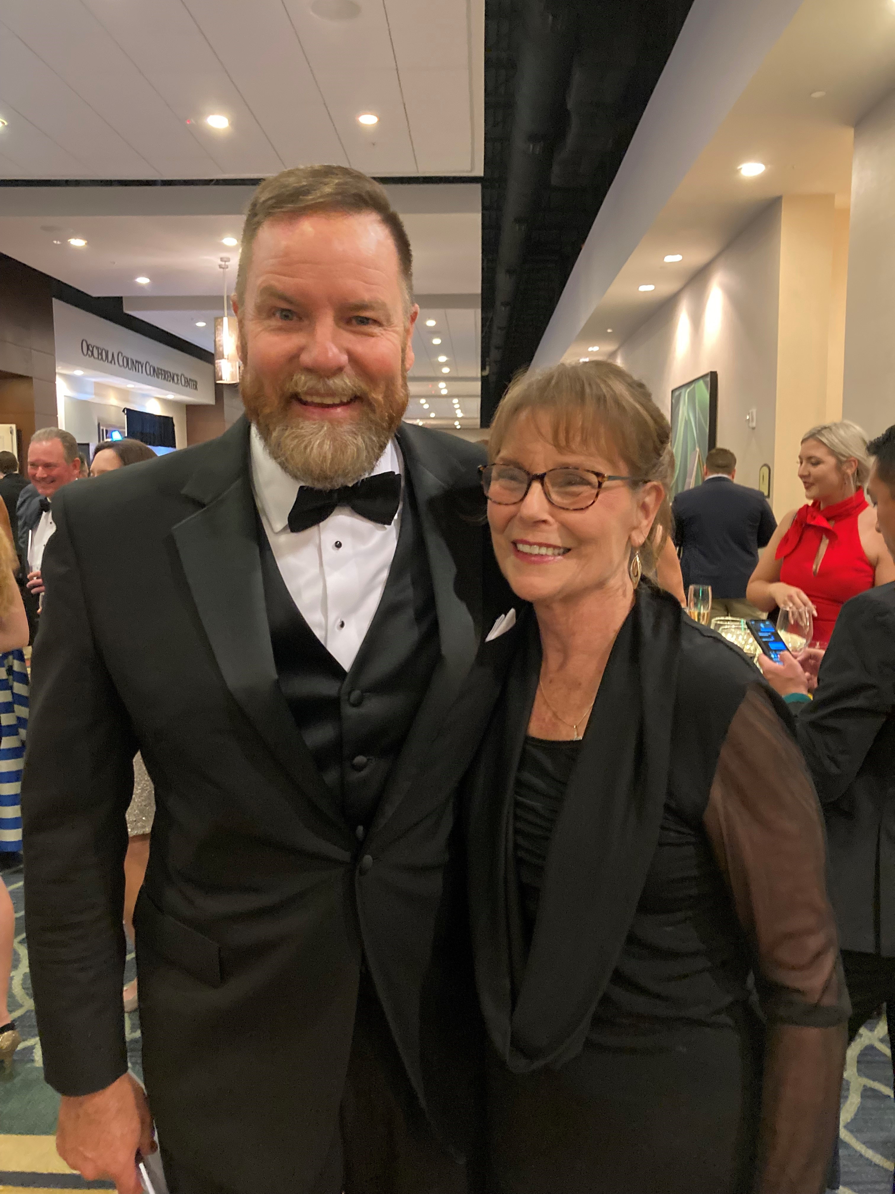 Senator Aaron Bean and APD Director Barbara Palmer