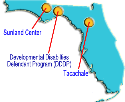 Developmental Disability Center Map