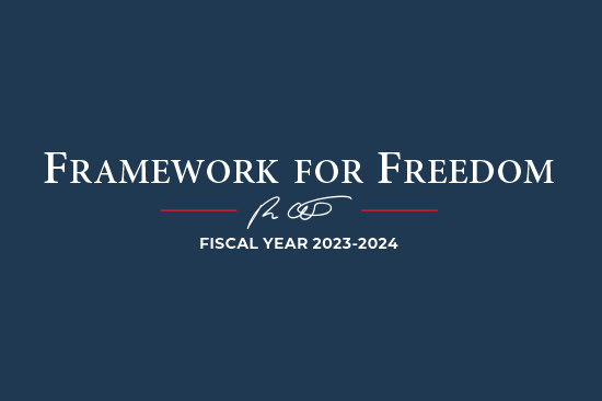 Framework for Freedom Budget Graphic